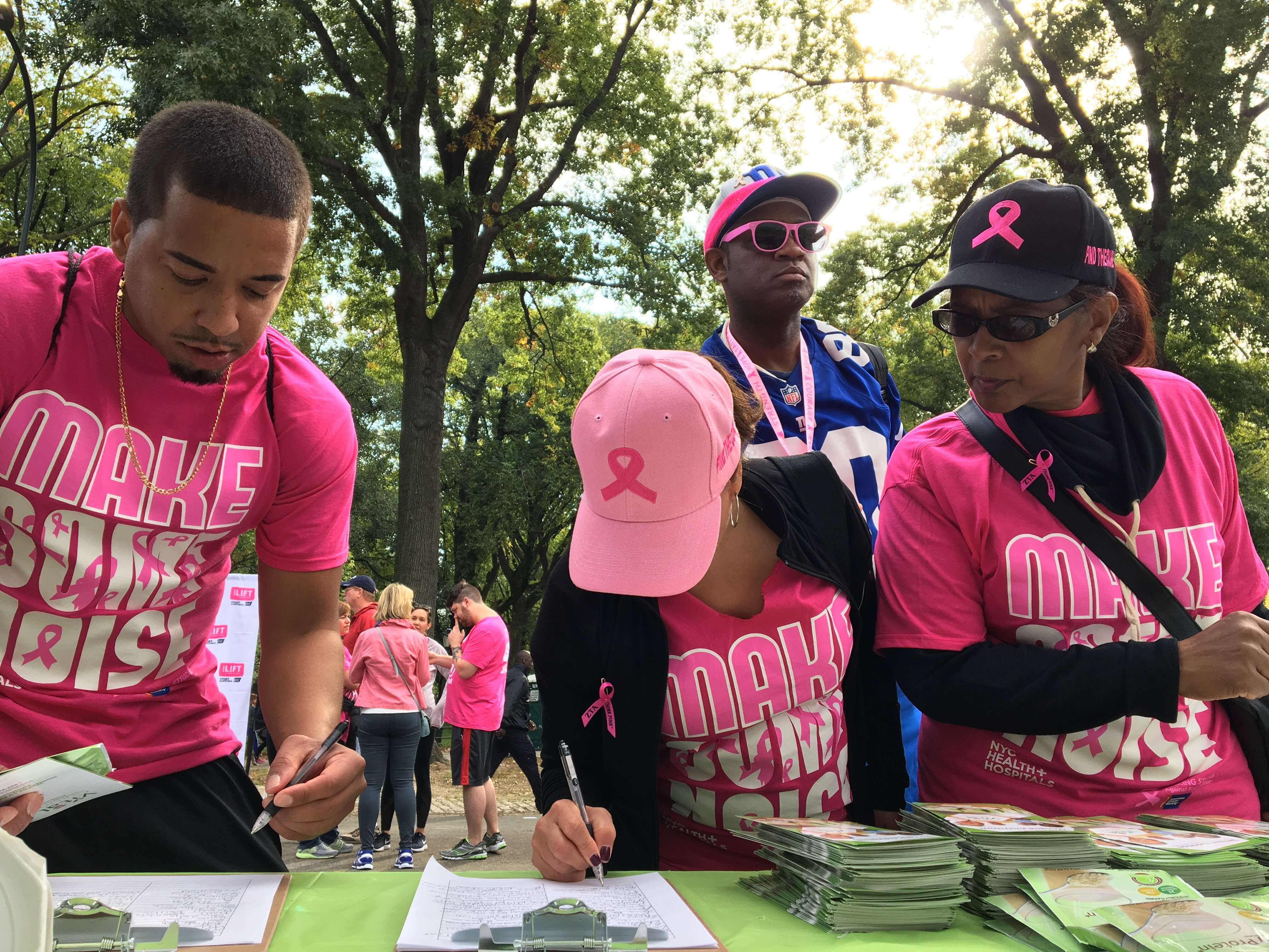 People Signing Up at MSABC Walk Event