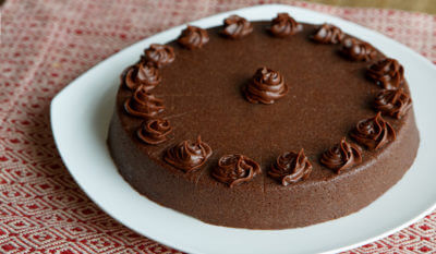 Chocolate cake for dypshagia diets