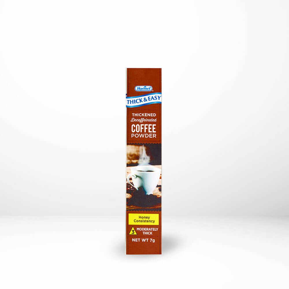 thick and easy honey consistency decaffeinated coffee stick