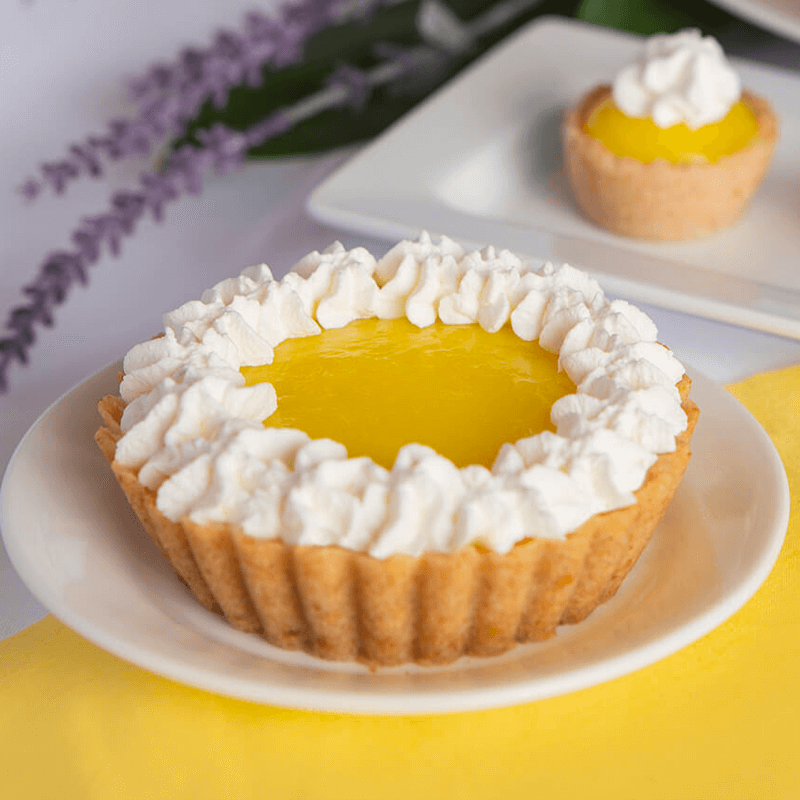 A mini lemon pie