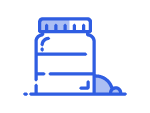 Protein calorie mix icon