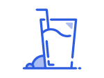 Protein supplement beverages icon
