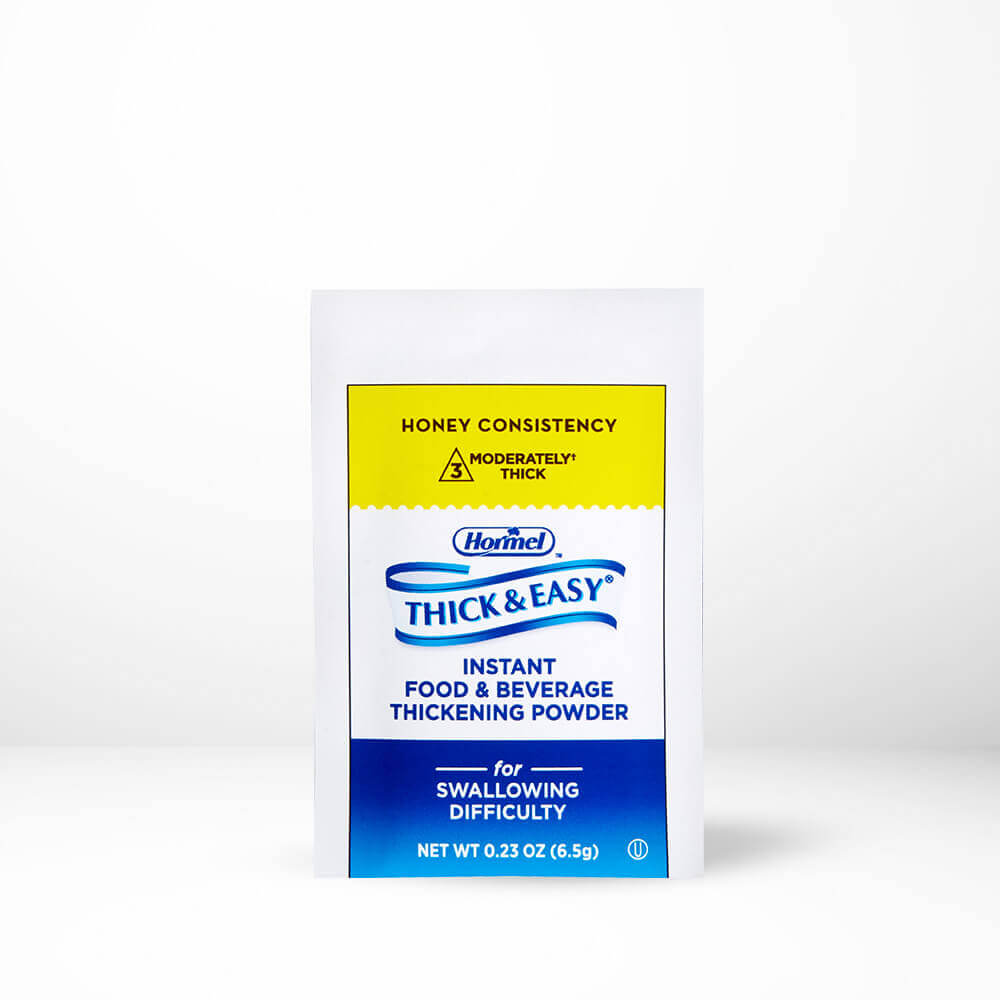 hormel health labs thick easy instant food beverage thickener honey consistency